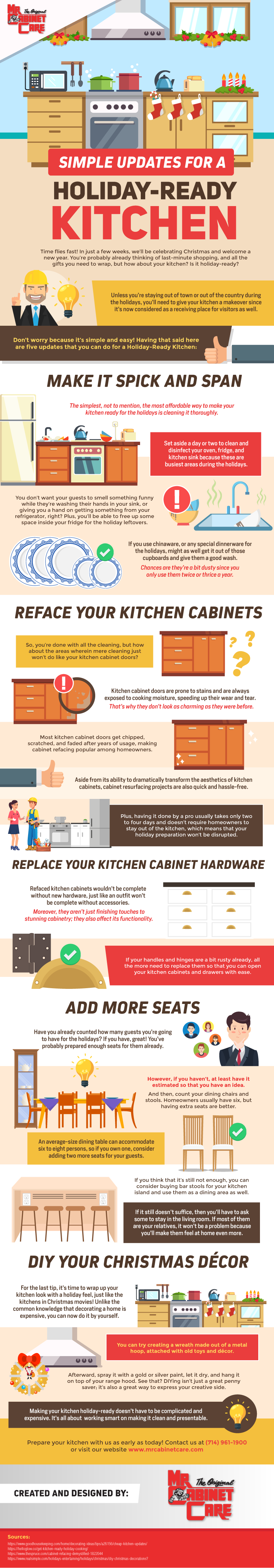 Simple Updates for a Holiday-Ready Kitchen (Infographic)
