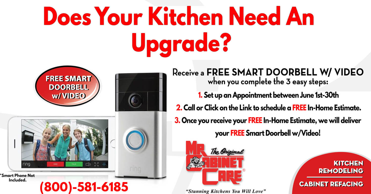 Follow these 3 easy steps and win a FREE SMART DOORBELL w/ VIDEO