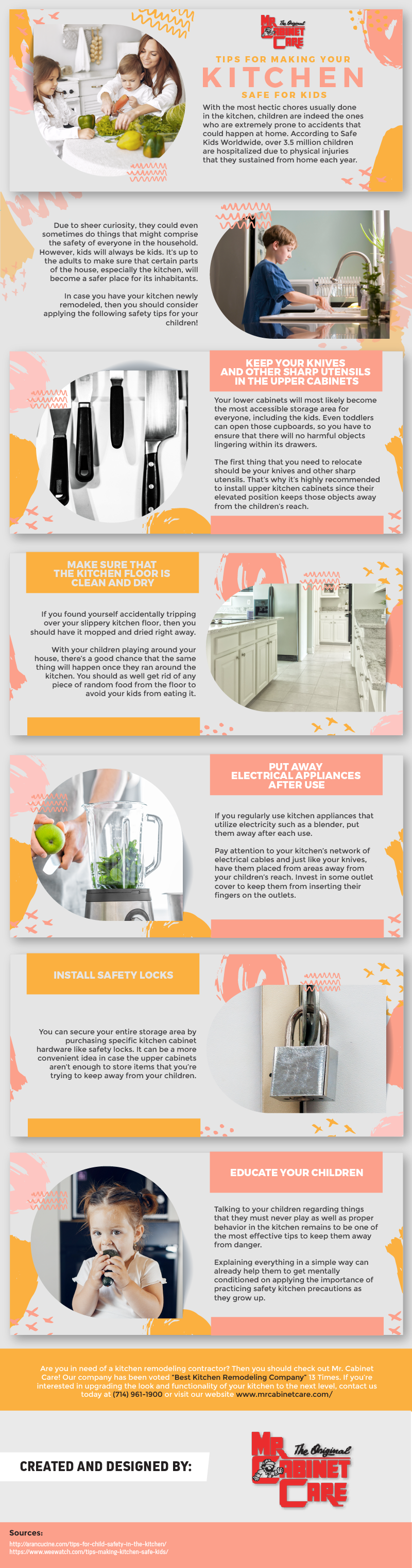Tips for Making Your Kitchen Safe for Kids - Infographic