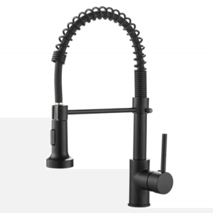 Matte Black #OWOFAN 9009R-A Spring Style Faucet