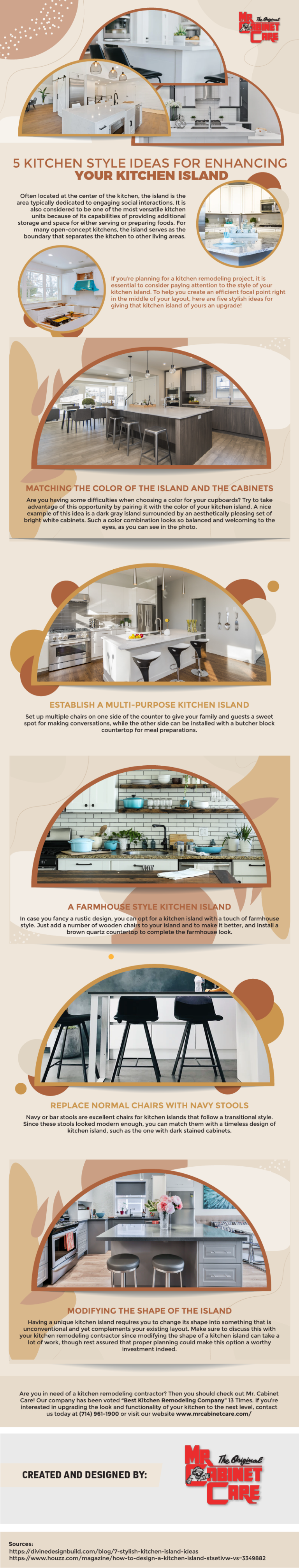 5 Kitchen Style Ideas for Enhancing your Kitchen Island