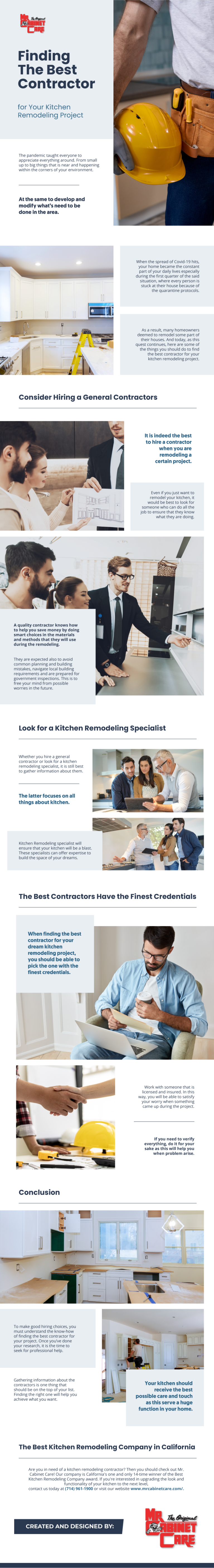Finding The Best Contractor for Your Kitchen Remodeling Project