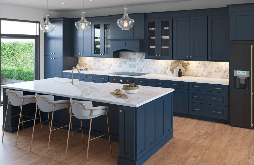 Are Blue Kitchen Cabinets a Trend?