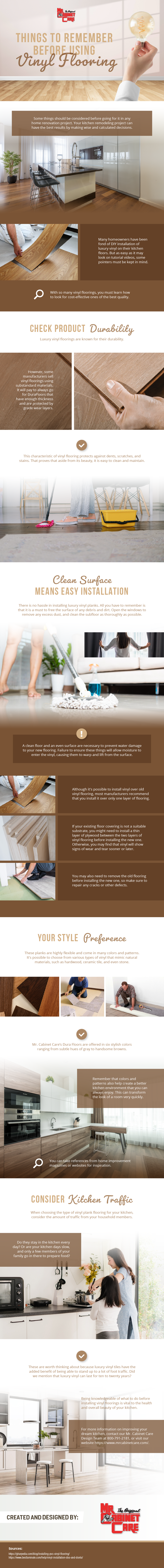 Things to Remember Before Using Vinyl Flooring [Infographic]